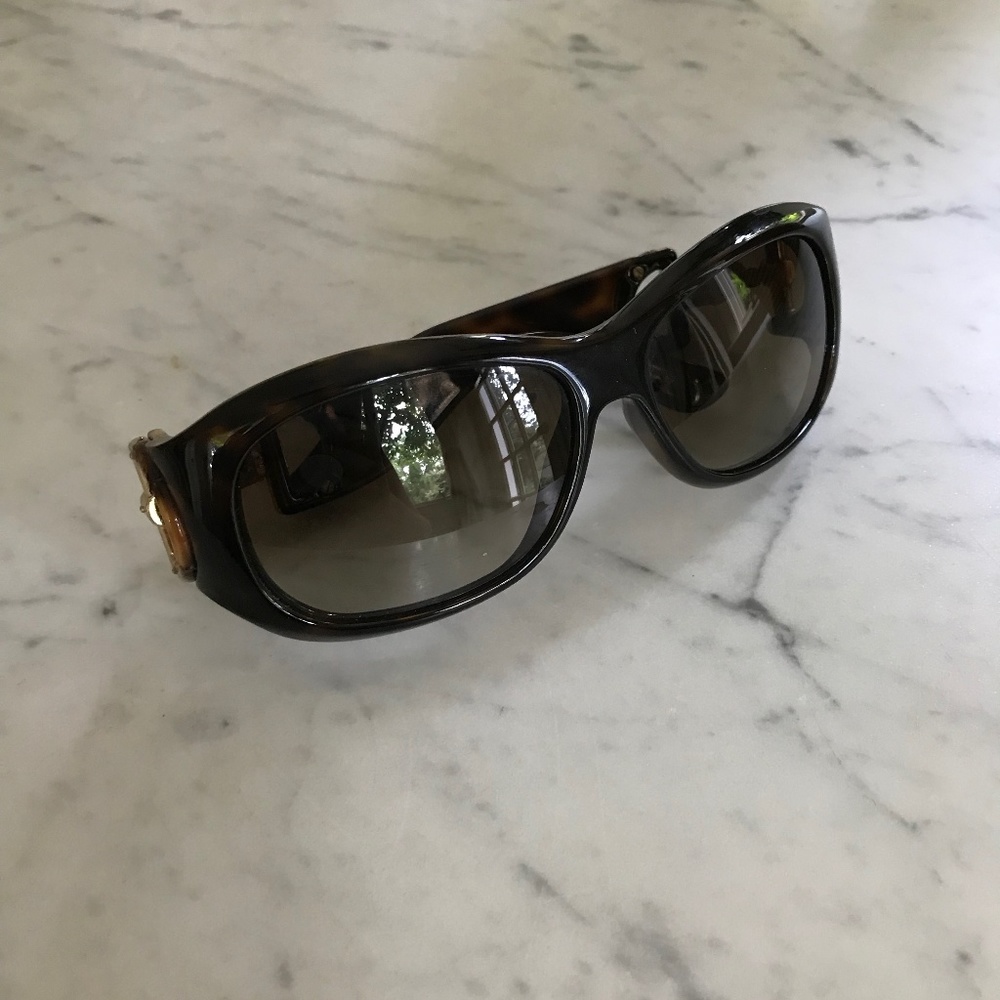 Gucci Bamboo Horsebit Sunglasses with Case